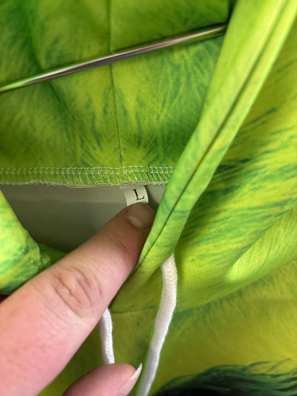 Grinch hoodie (Large)