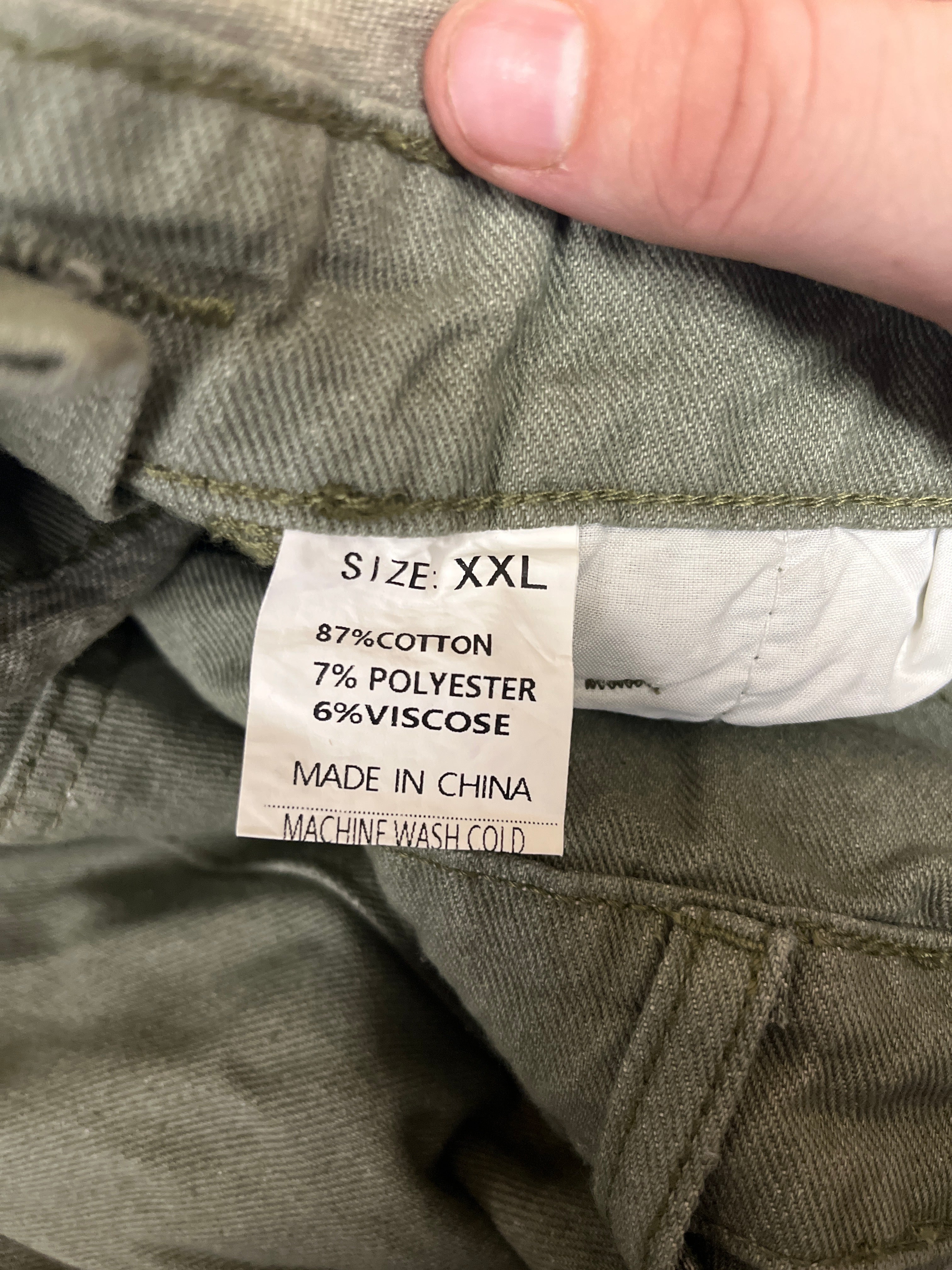 Green overalls with pockets