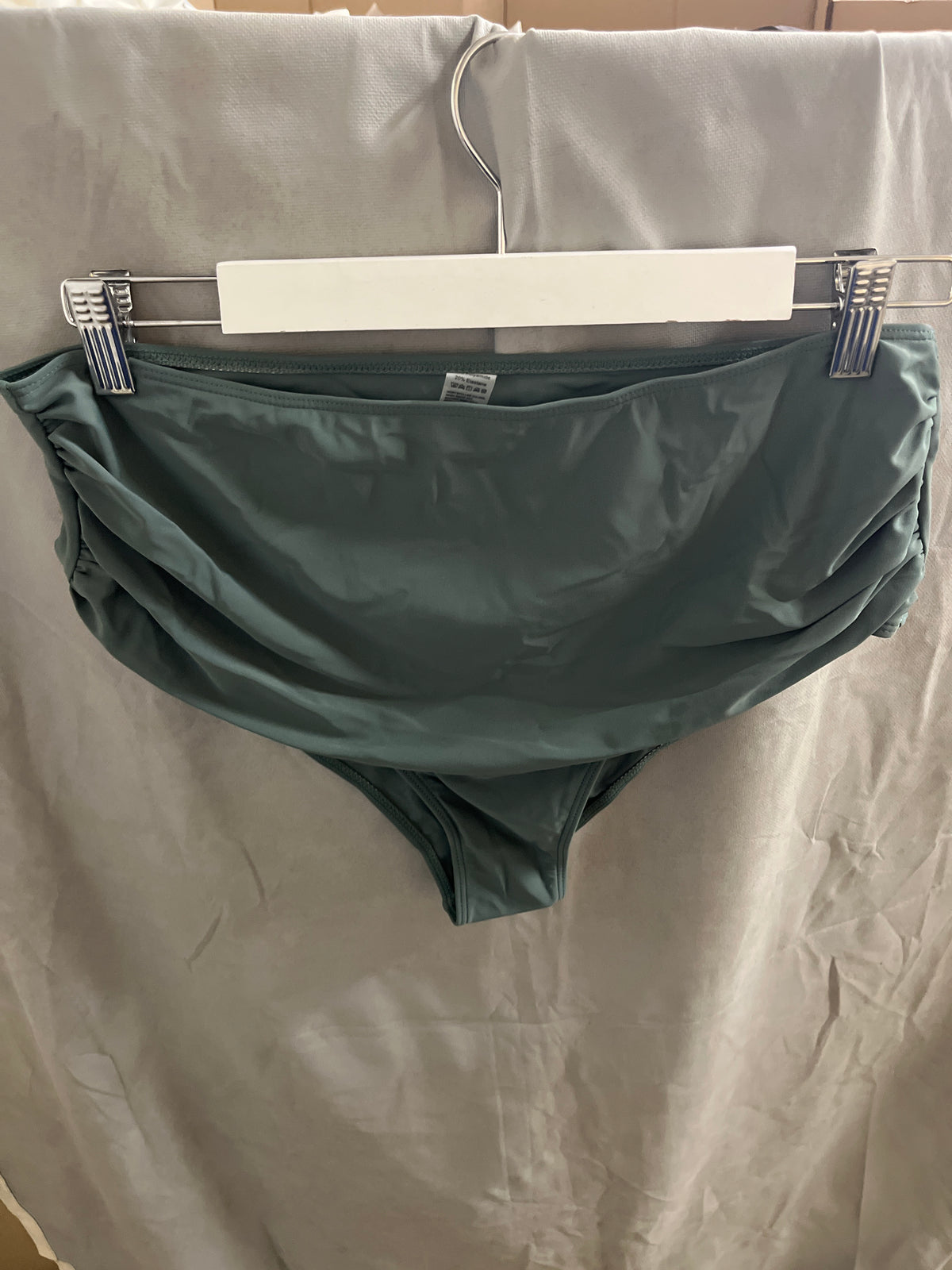 Green 2 piece bathing suit