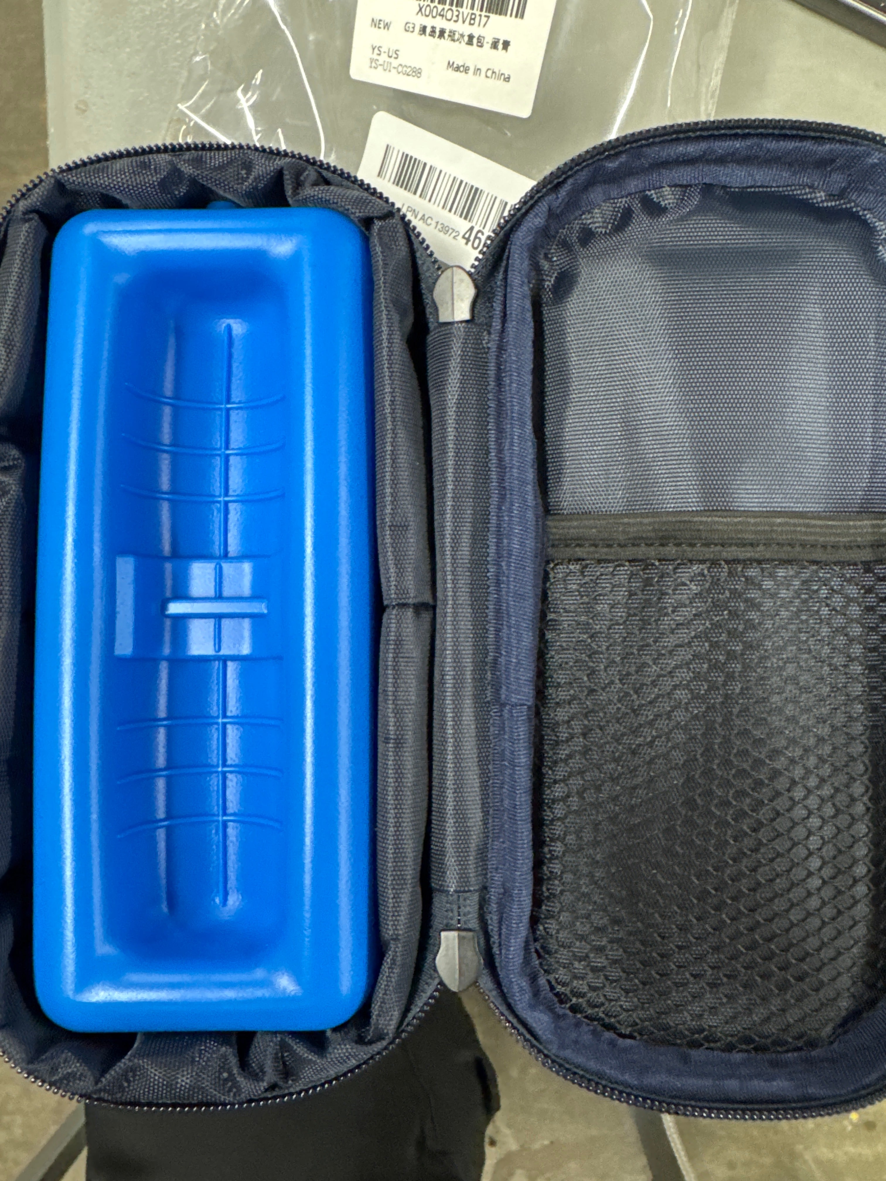 YOUSHARES Insulin Vials Cooler Travel Case - TSA Approved Diabetic Med & peptide Vial Cooling Bag with Protective Ice Brick, Refrigerated Diabetes Supplies Organizer, Small Bottle Carrying Storage