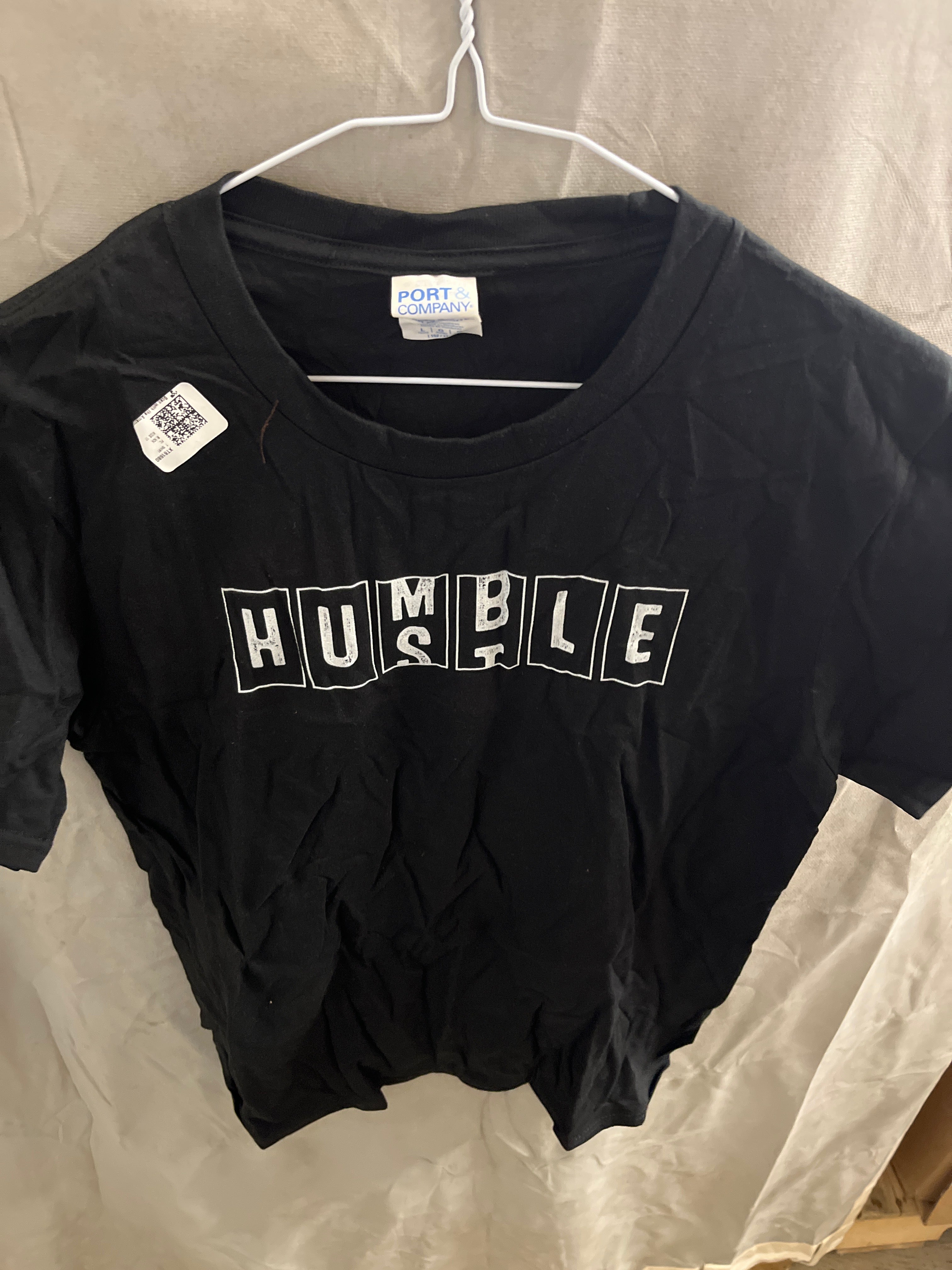 Port and company humble hustle tshirt