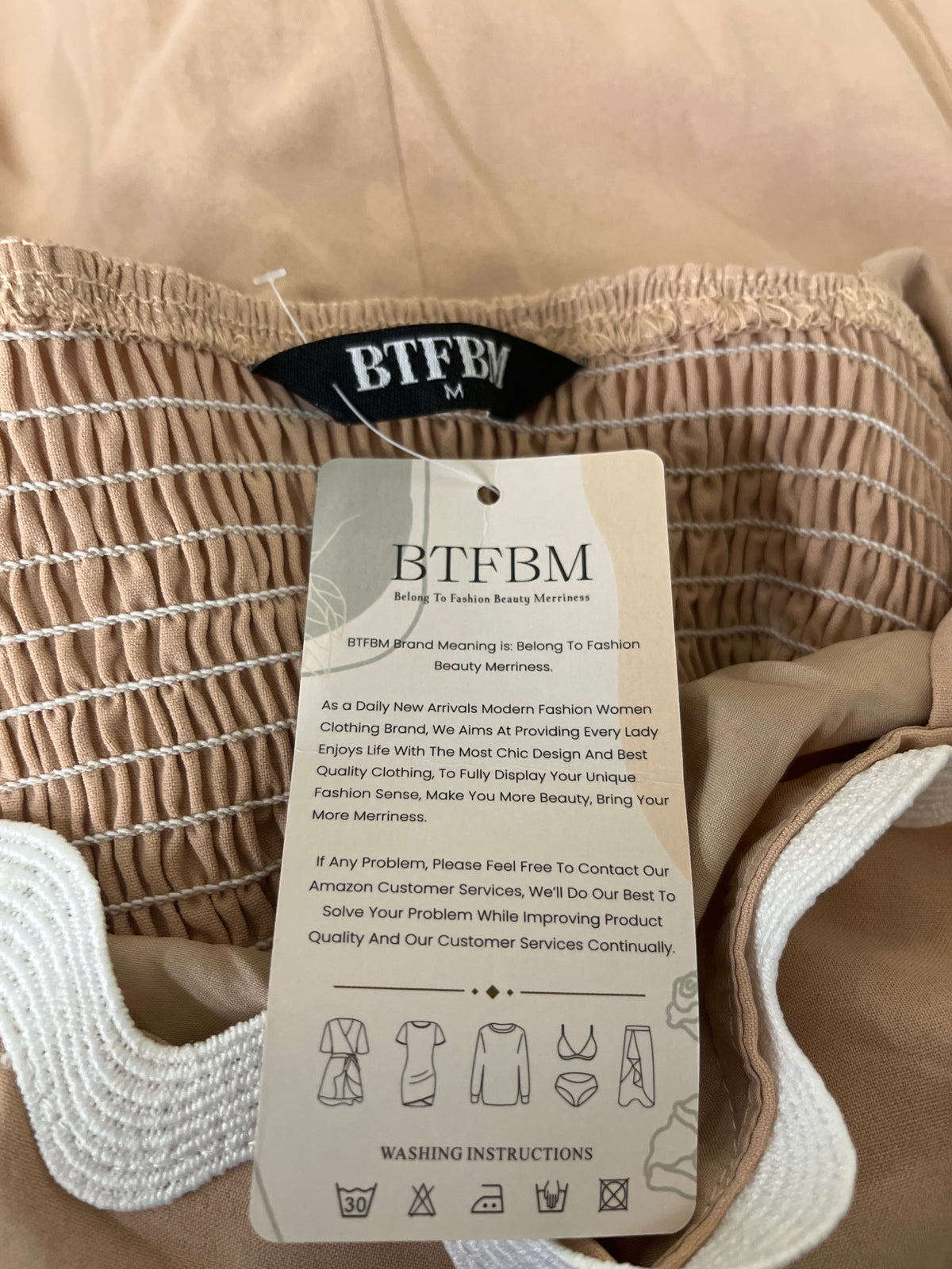 Btfbm long brown dress