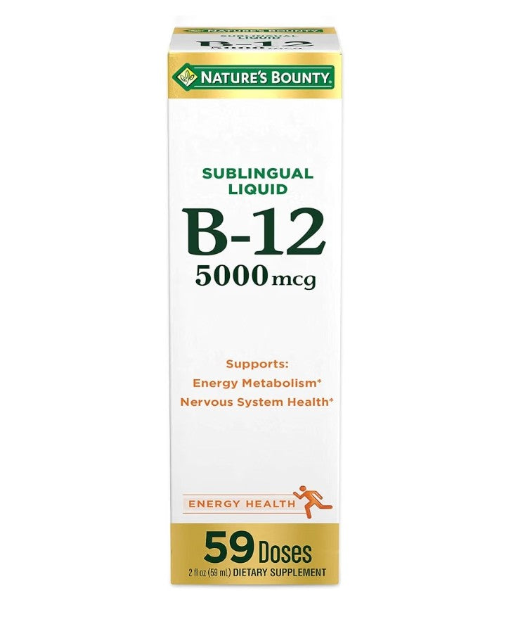 Liquid Vitamin B-12, 5000mcg (2 fl oz/59 Doses)