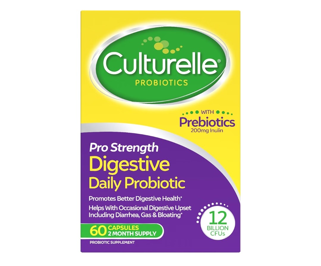 Culturelle Pro Strength Digestive Daily Probiotics (60 Capsules)