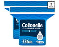 Cottonelle Fresh Care Flushable Wipes, 168 Wipes (2  pack)
