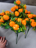 Artificial Oranges with Leaves (4pcs)