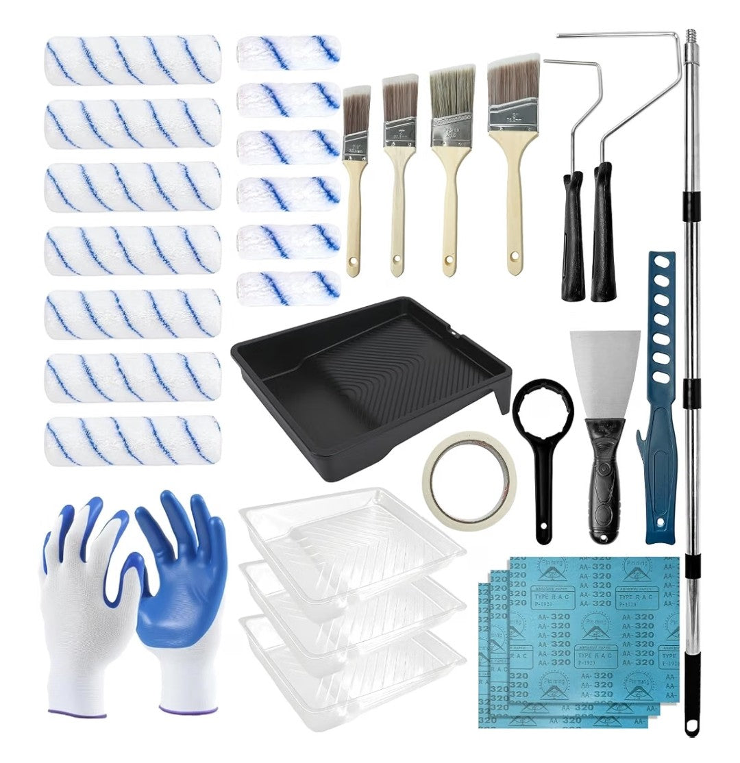 Pint Roller Kit (31pcs, Missing 1 Roller Head)