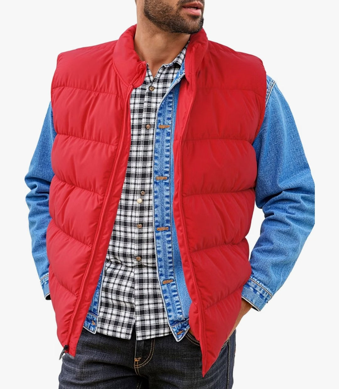 Men's Puffer Vest (Medium)