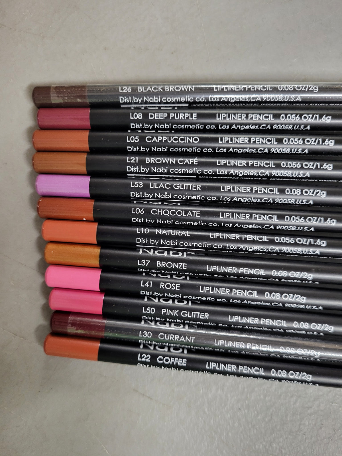 Nabi Lipliner Pencil set of 12