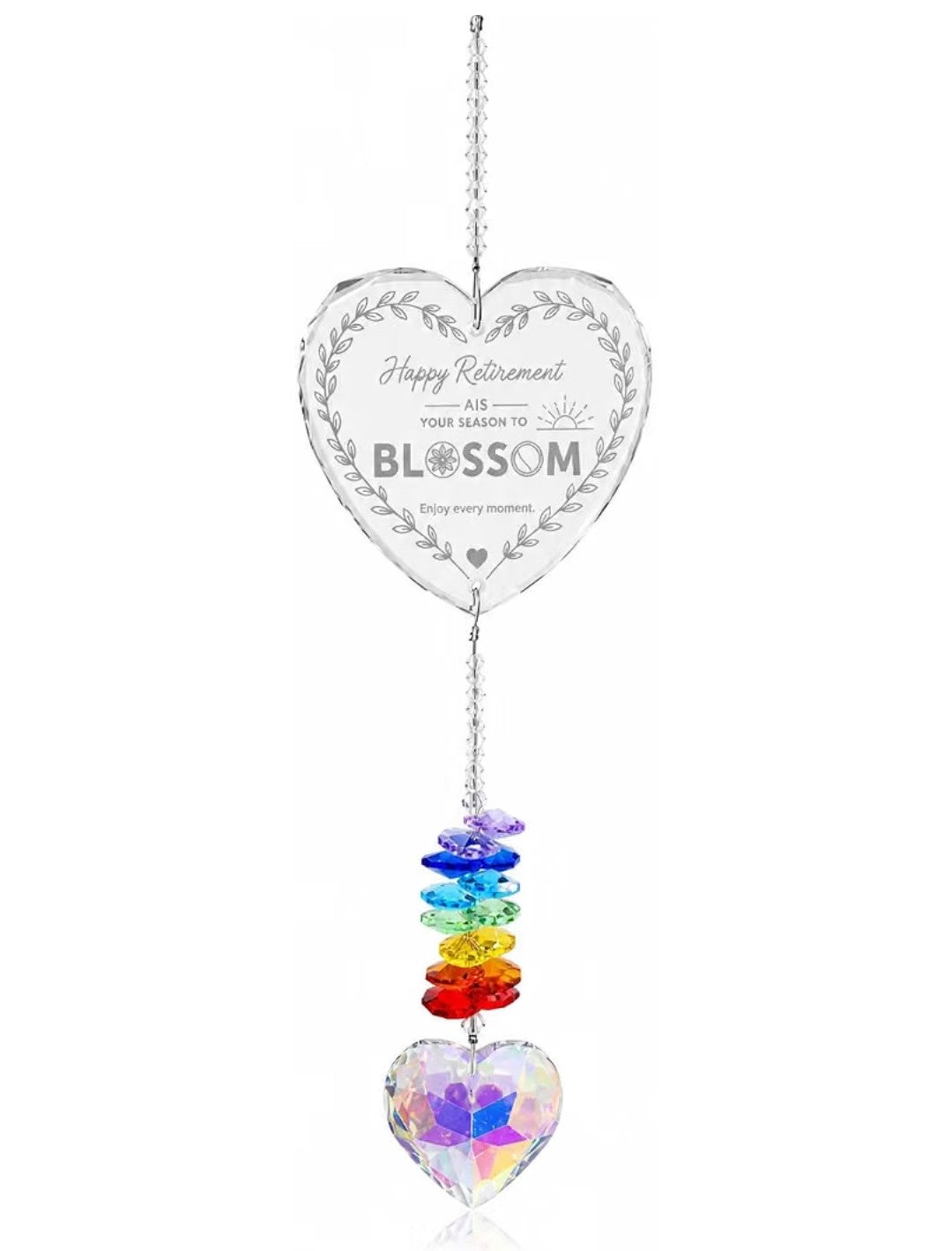 Retirement Gift, Crystal Suncatcher