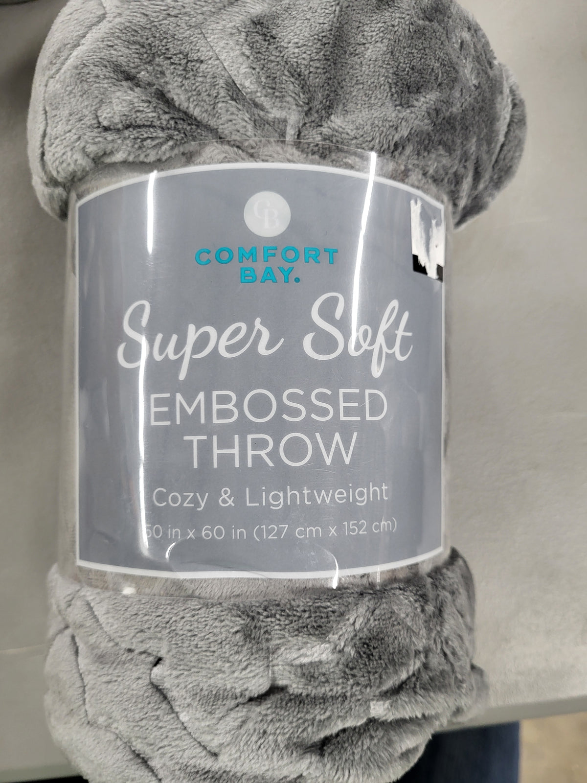 Super Soft Embossed Throw Blanket 50x60 inches