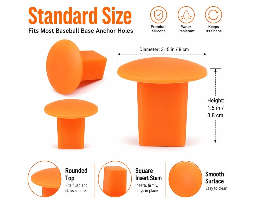 Baseball Base Plugs (4 pack)
