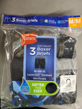 Hanes Boys Tagless Boxer Briefs, 3 Pack (M 10-12)