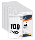 Vertical ID Badge Holders (100 pack)