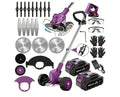 Cordless Electic Lawn Mower/Trimmer (It is NOT Purple, it is Yellow)