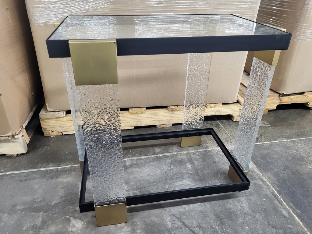 Glass Side Table