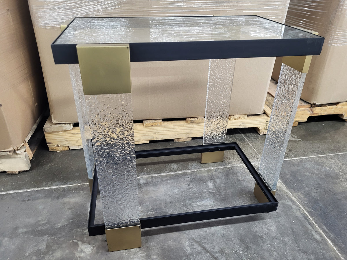 Glass Side Table