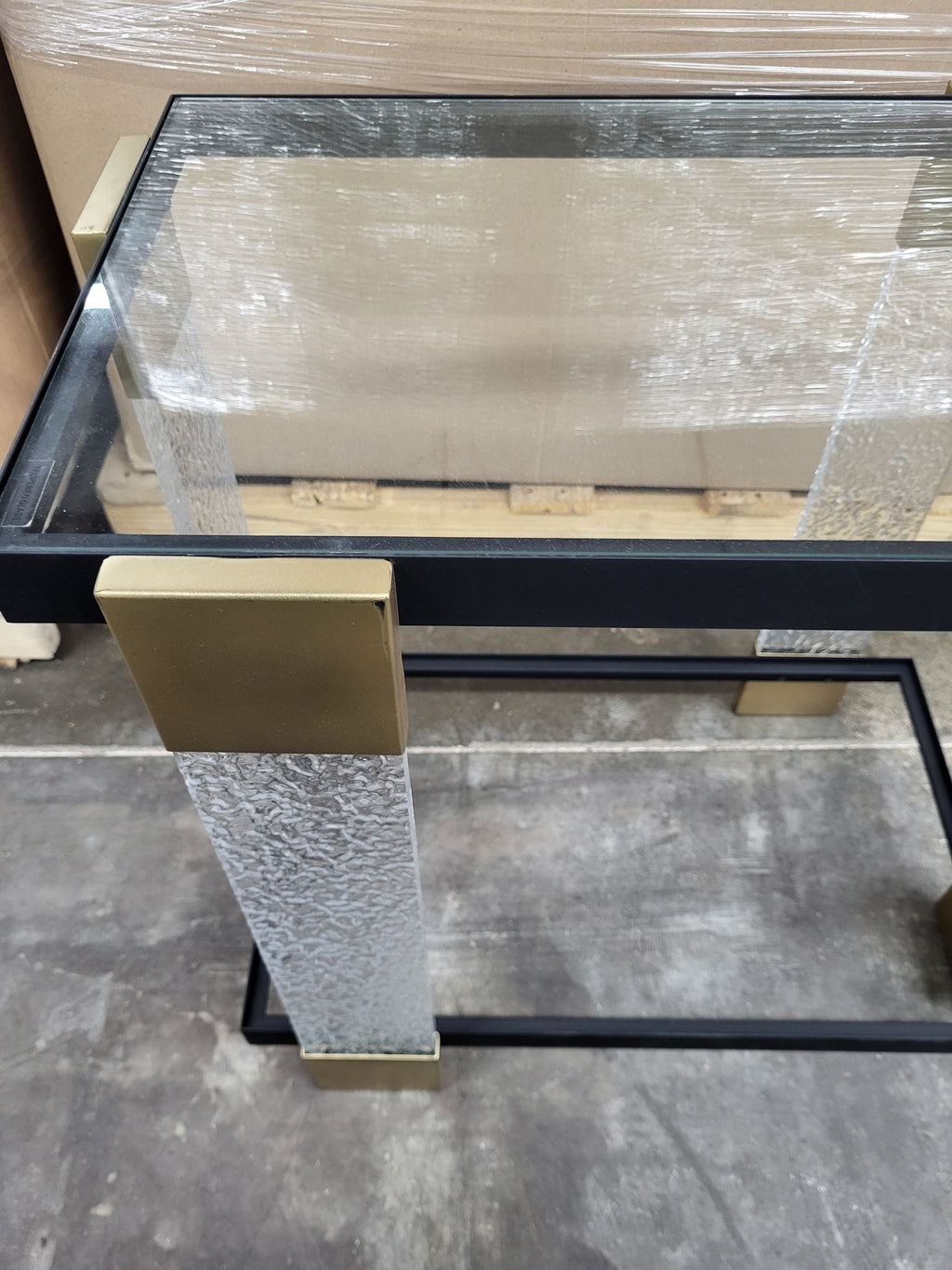 Glass Side Table
