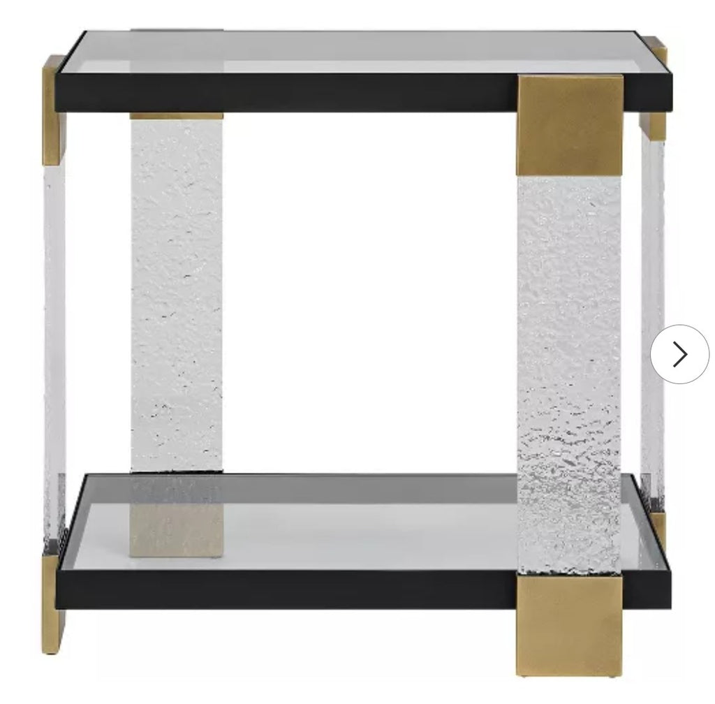 Glass Side Table