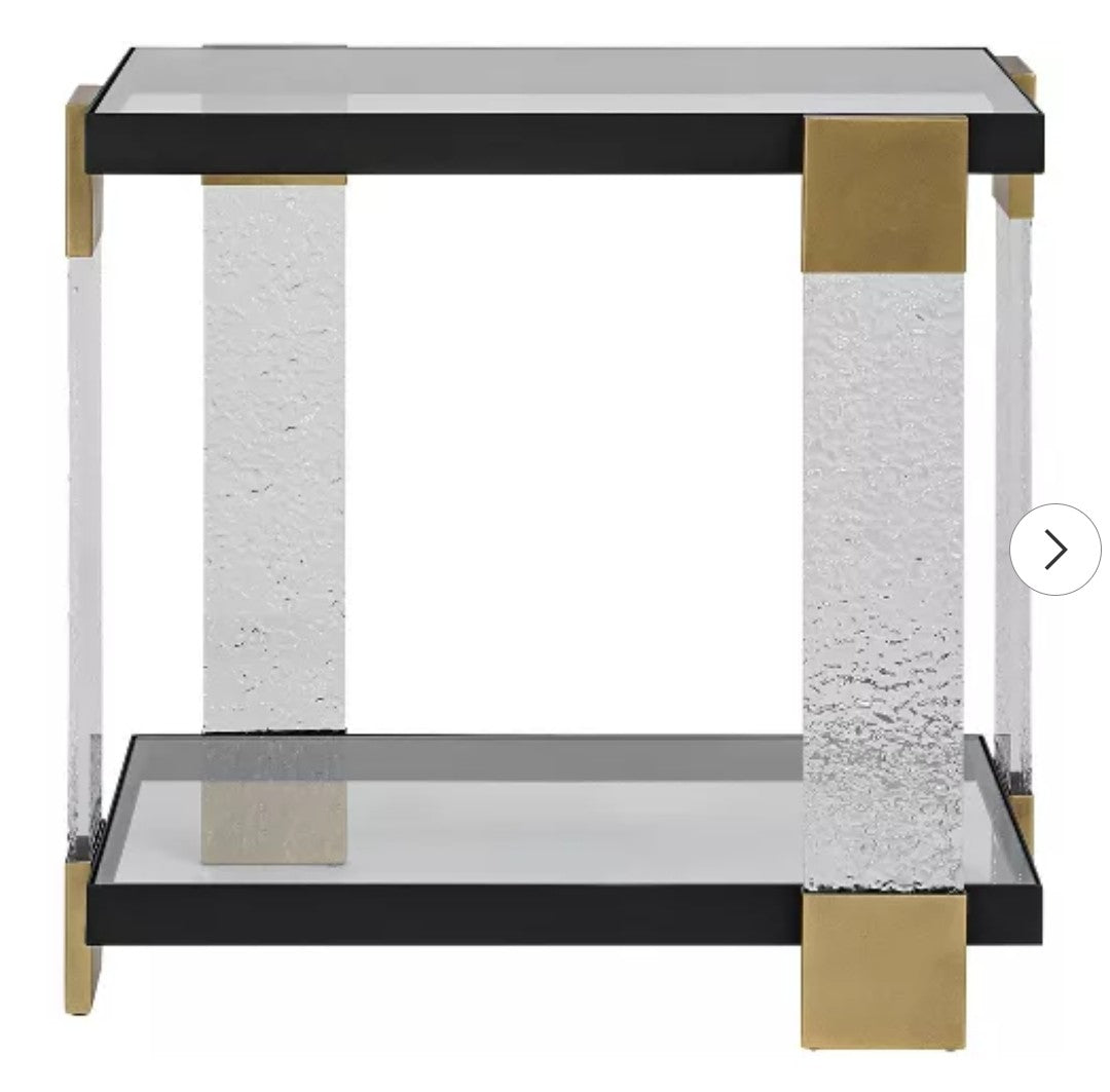 Glass Side Table