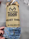 Realtree Edge Velvet Throw Blanket (50" x 60")