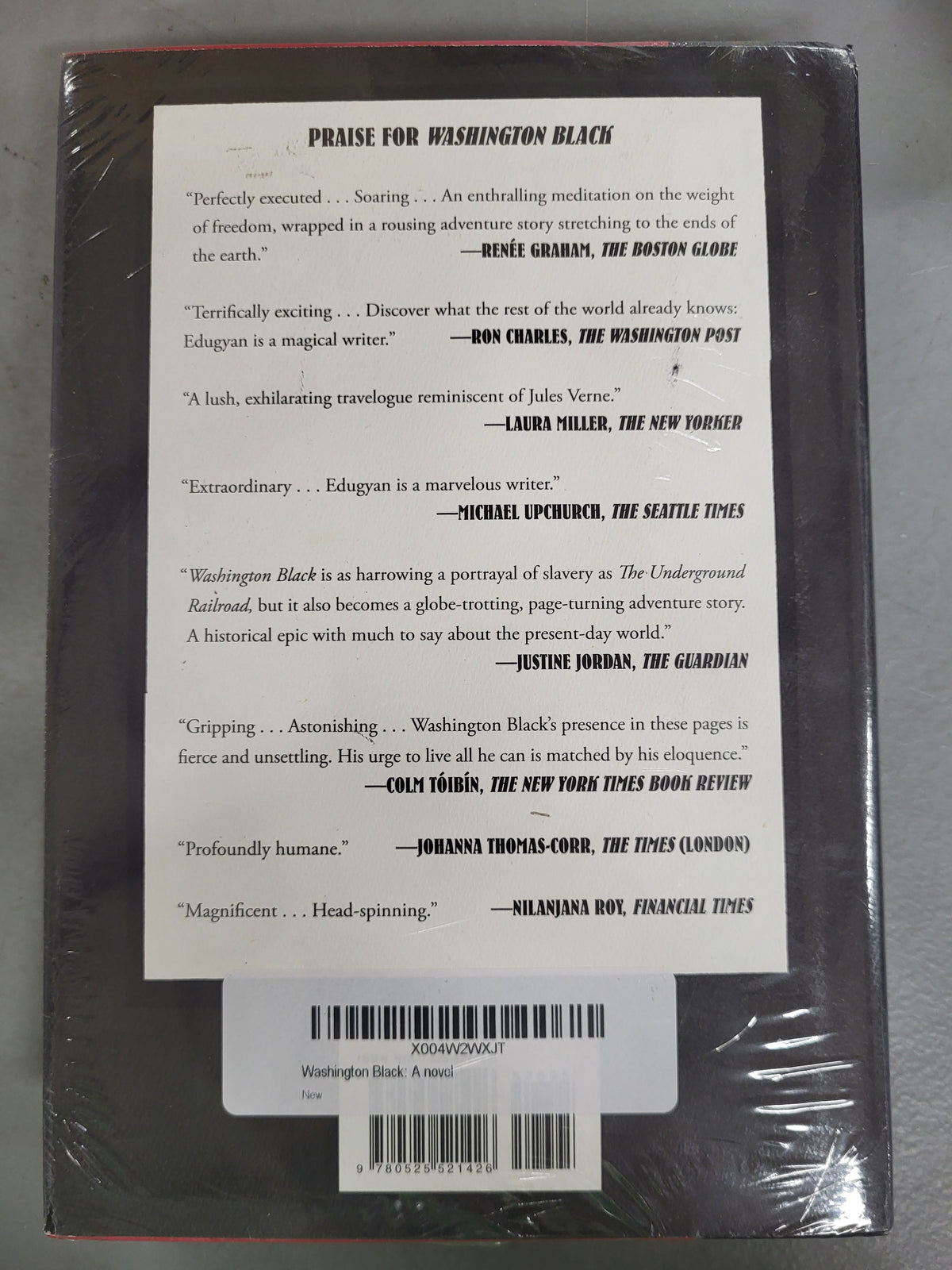 Washington Black by Esi Edugyan (Hardcover)
