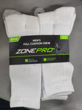 Men's Full Cushion Crew Socks, 4 Pairs (Shoe Size 6-12)