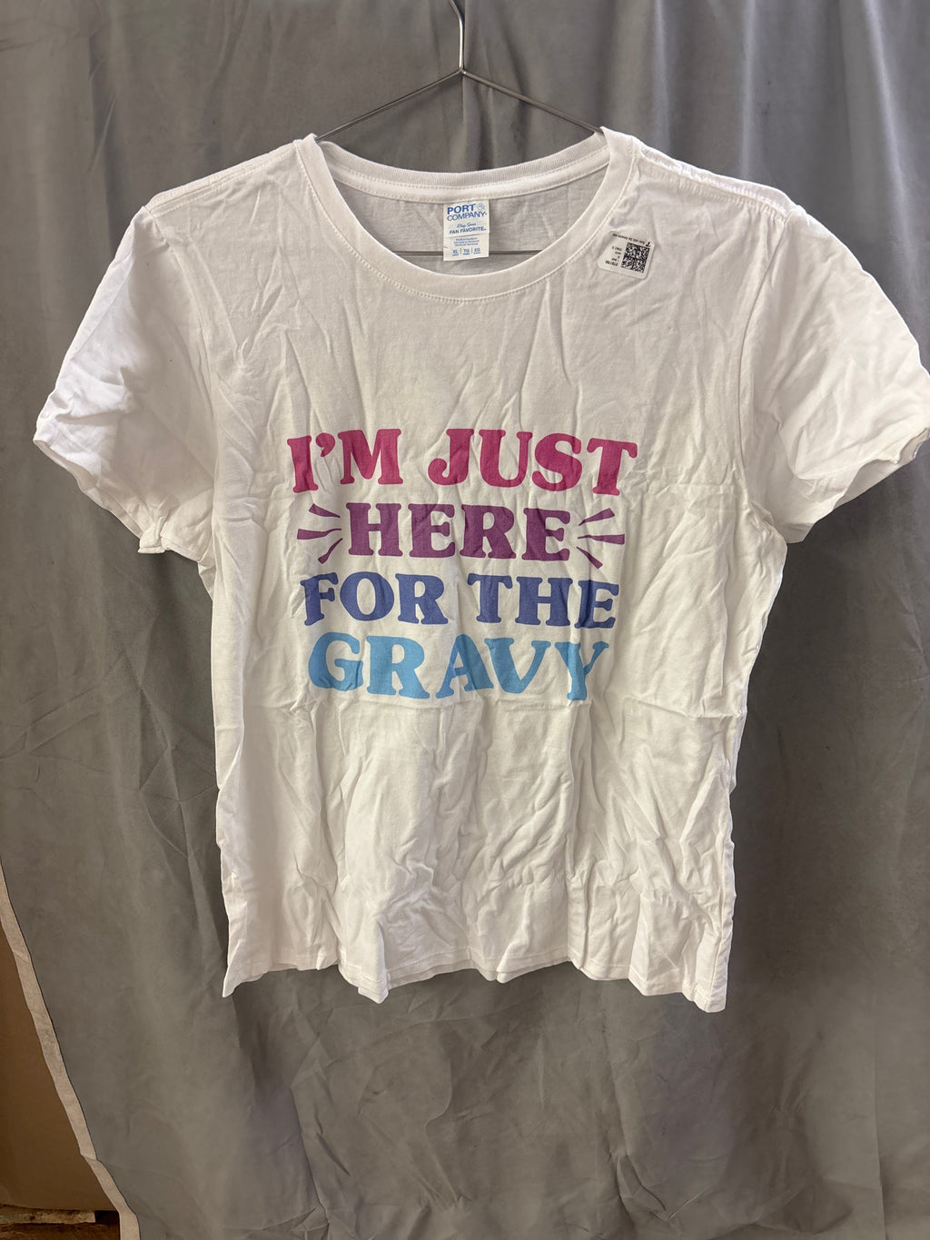 Women’s im just here for the gravy tshirt (XL)