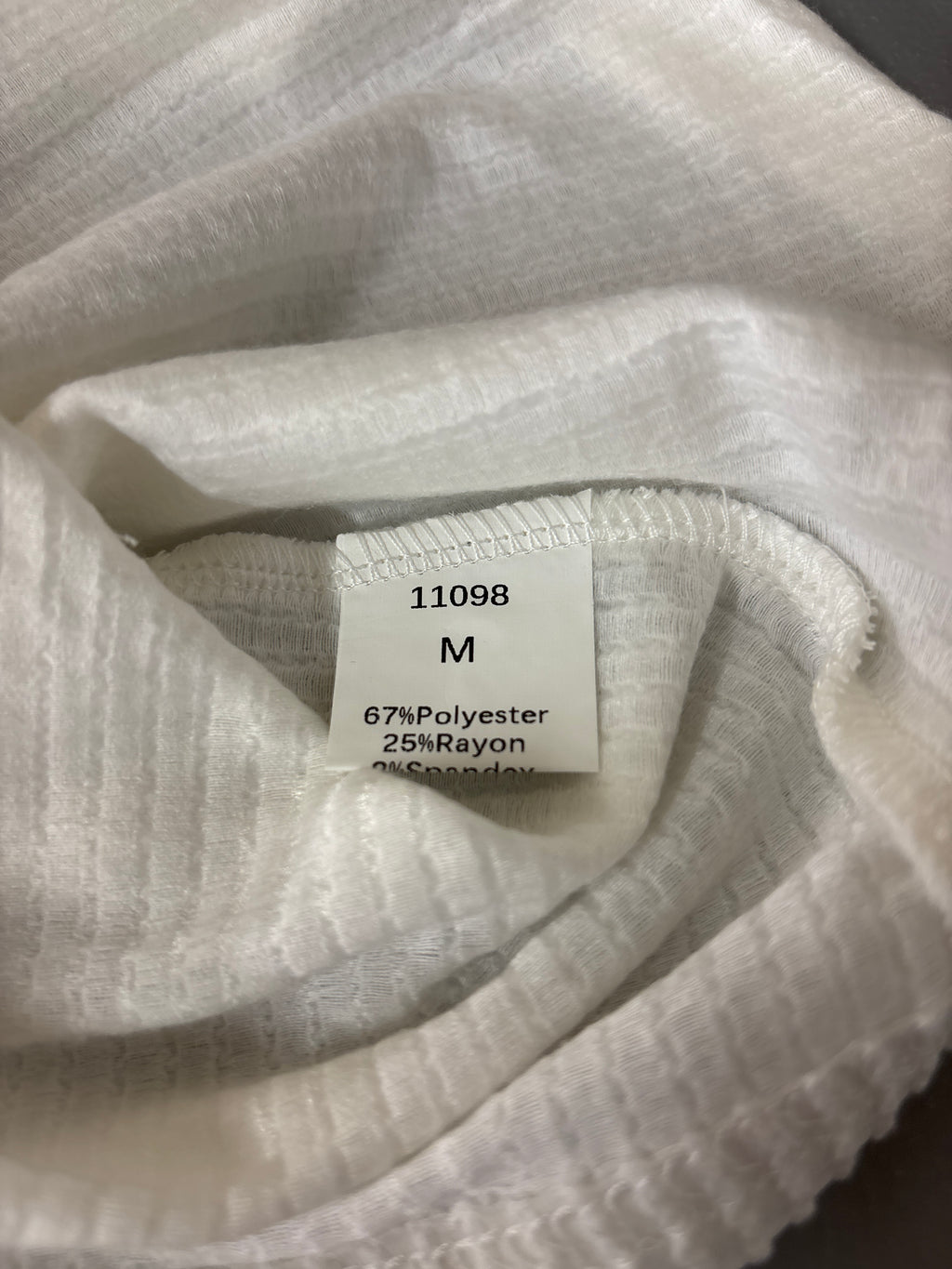Women’s rib texture loose blouse (medium)