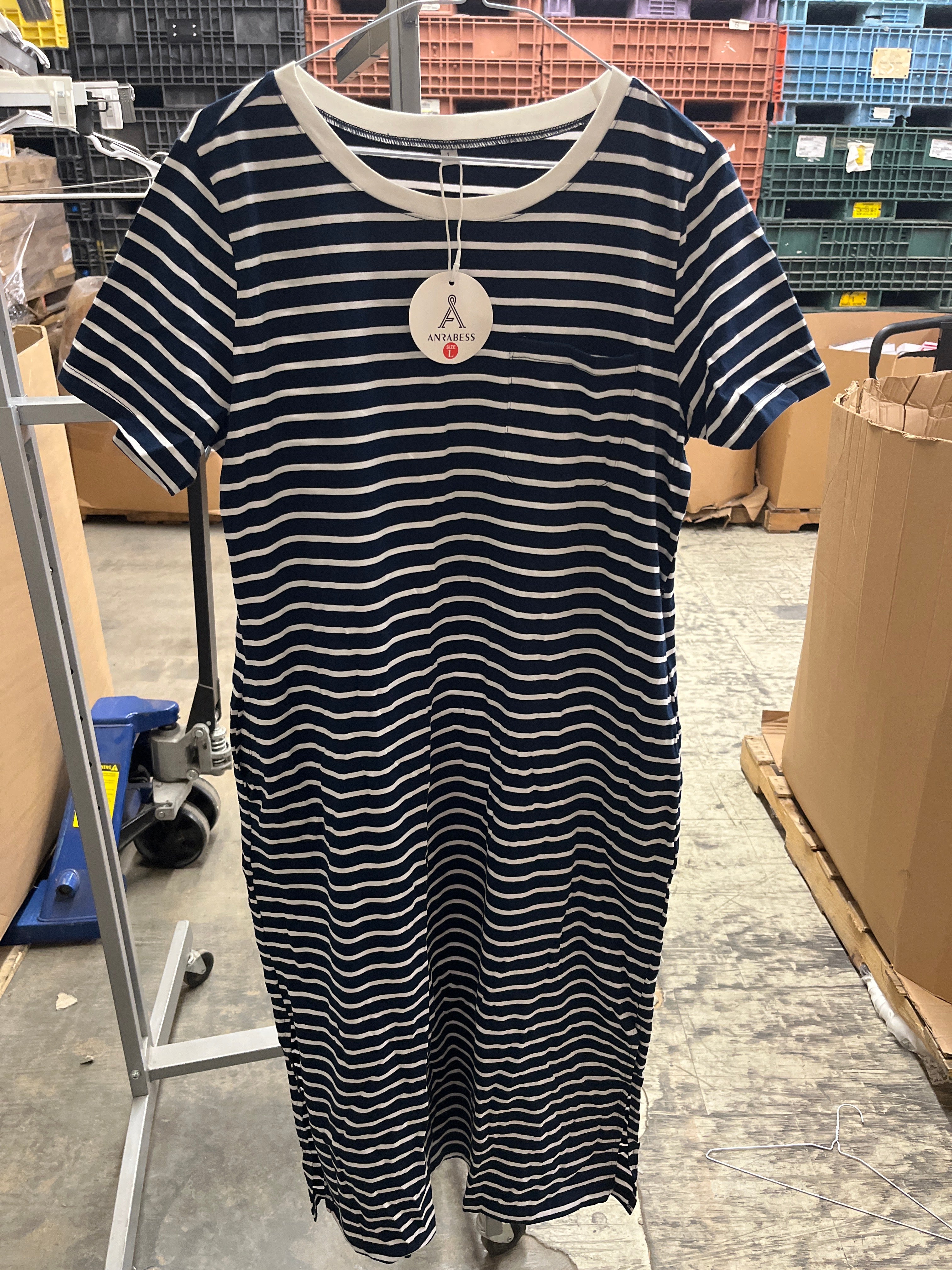 Anrabess blue and white dress