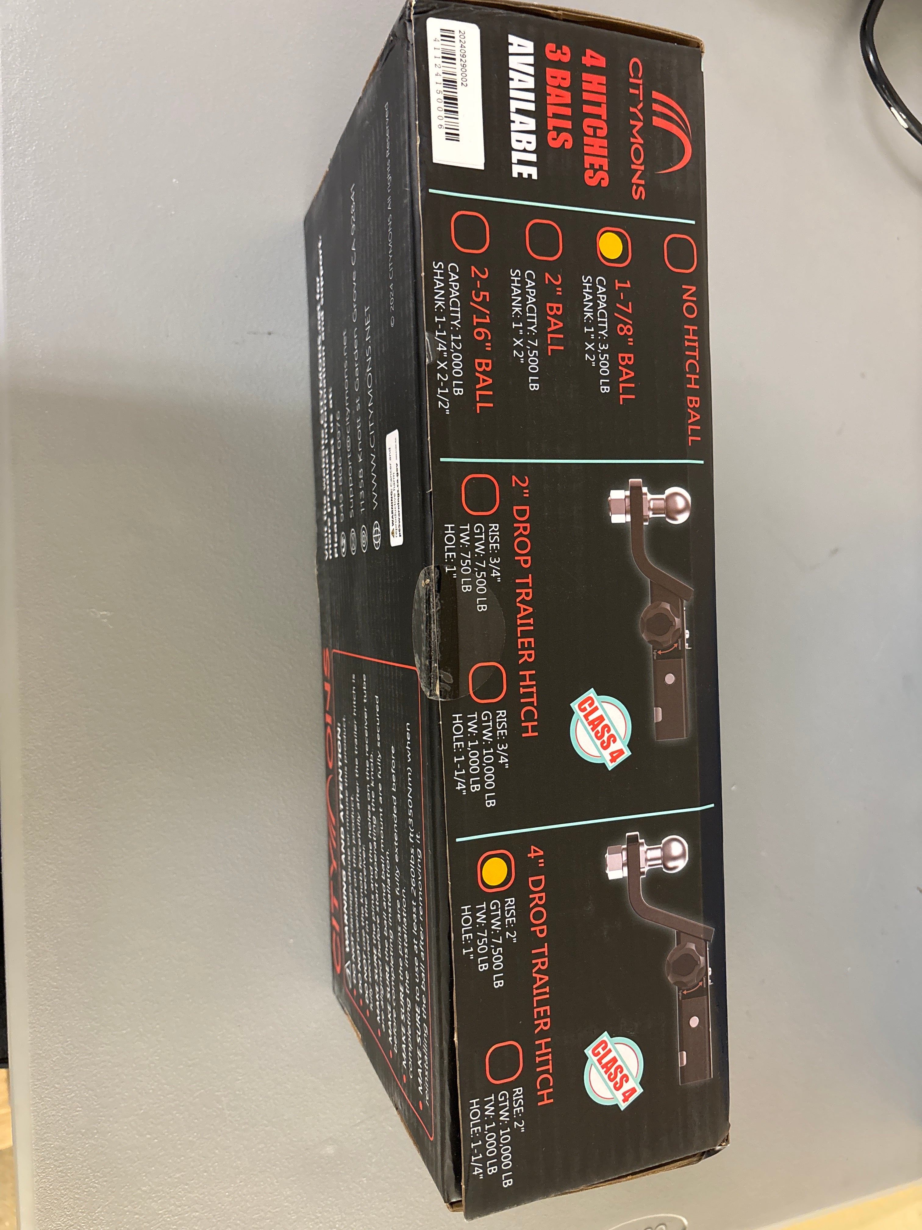 Citymons endo hitch class 4 trailer hitch