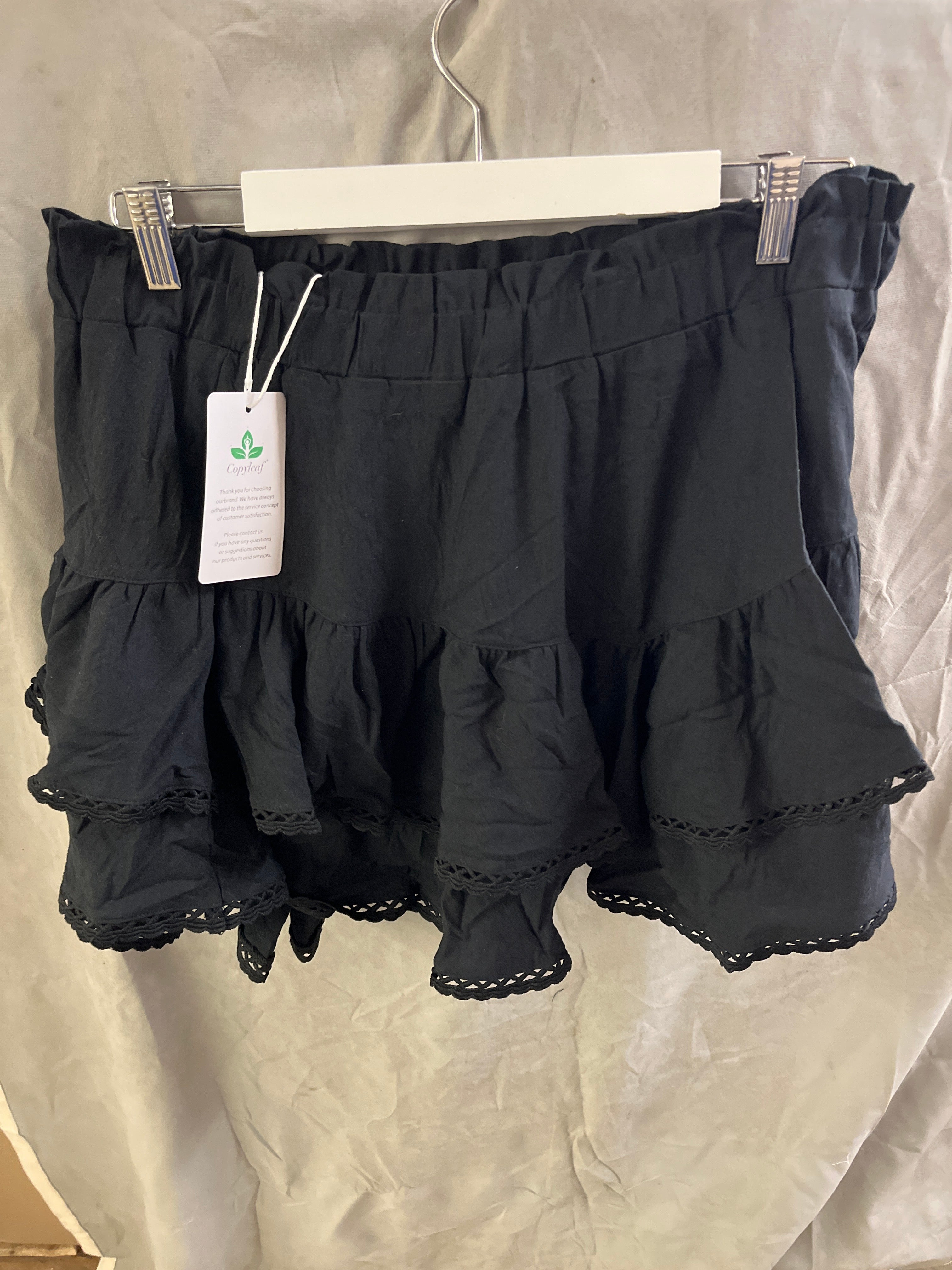 Copyleaf black skirt