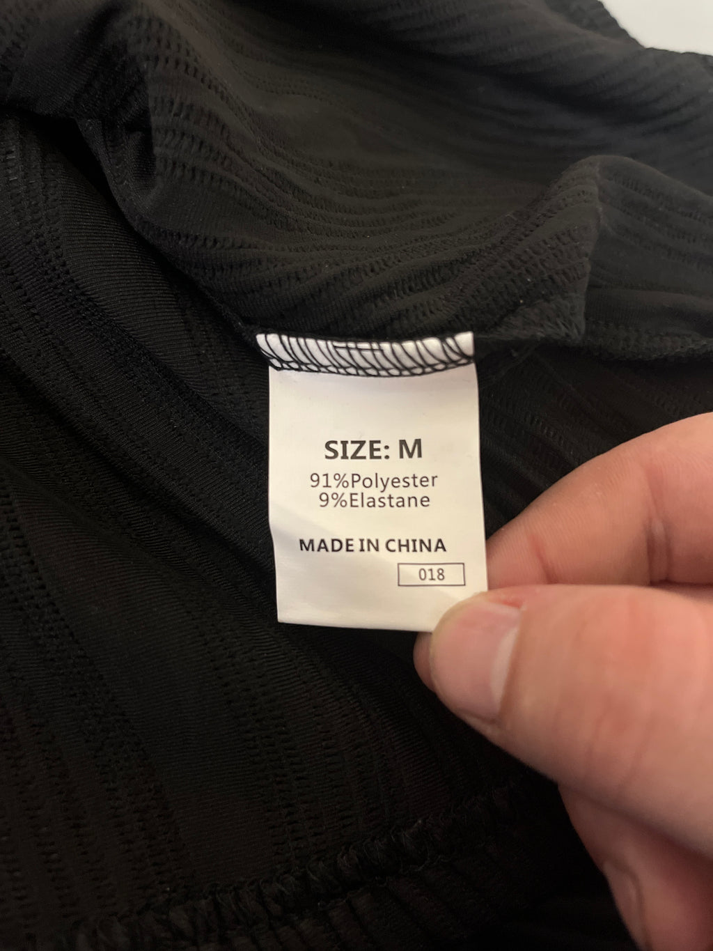 Black long sleeve shirt