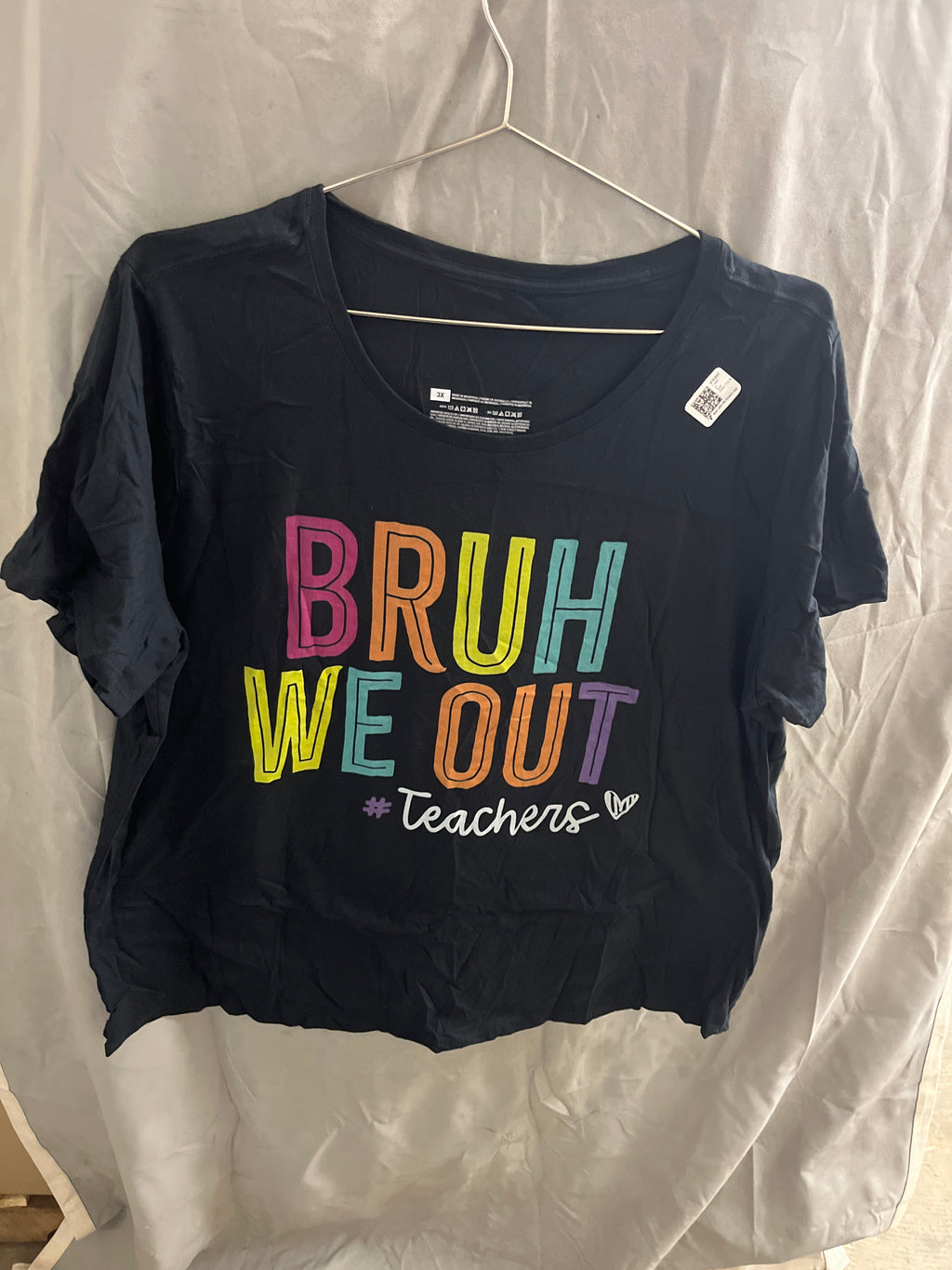 Bruh we out #teachers black Tshirt