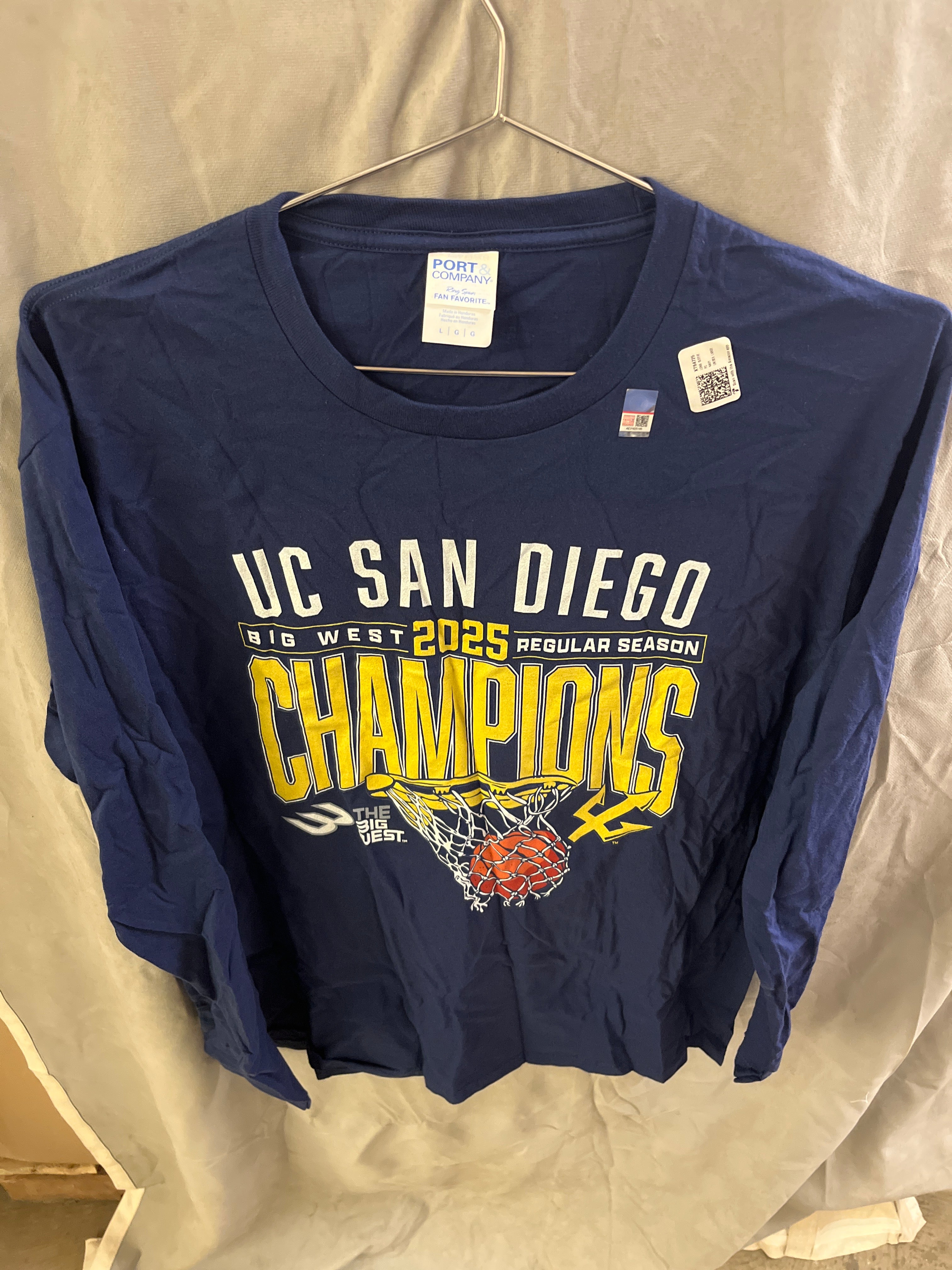 UC San Diego big west regular season champions Tshirt