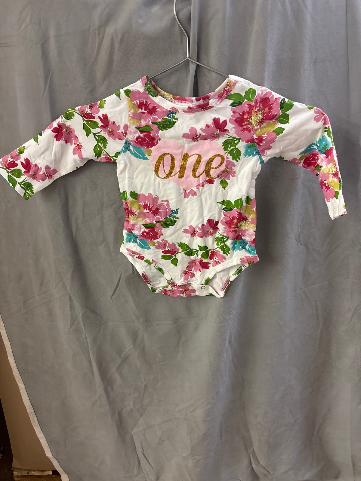 Baby floral onesie