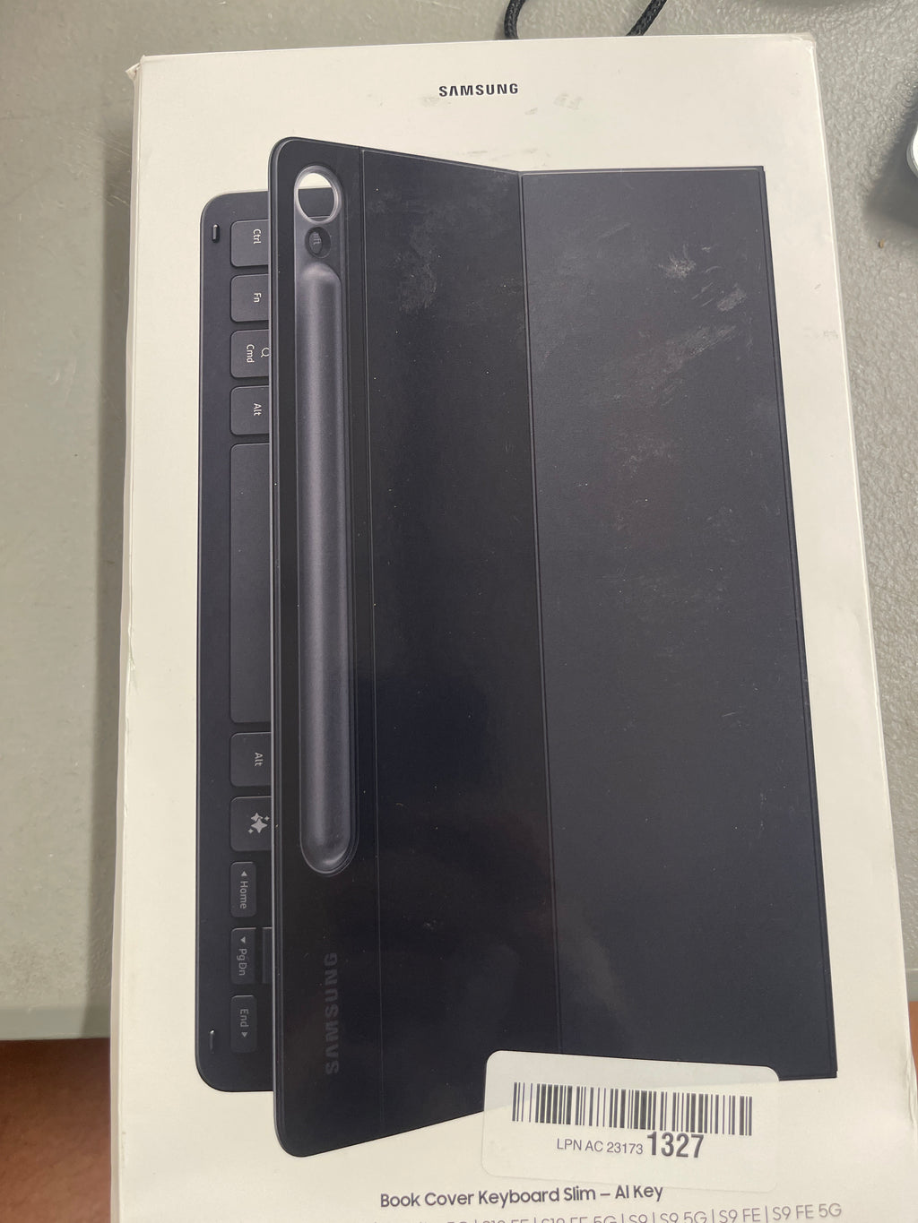 Samsung Galaxy Tab S9 | S9 FE | S10 FE, FE Book Cover Keyboard Slim - AI Key for Galaxy Tab S10 FE, Detachable Platform, PC-Like Experience, Wireless Keyboard Sharing