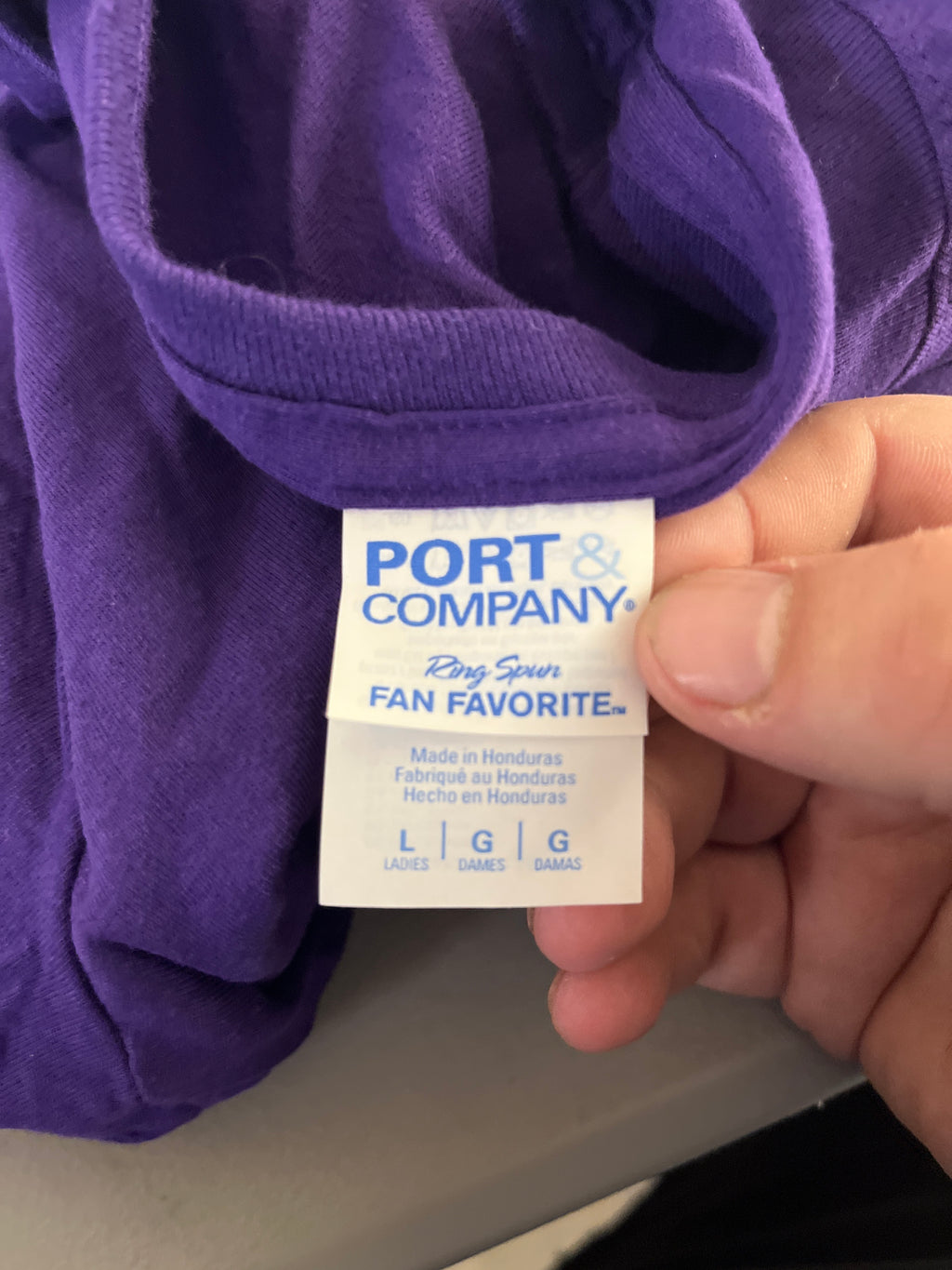 Port and company proud wife tshirt