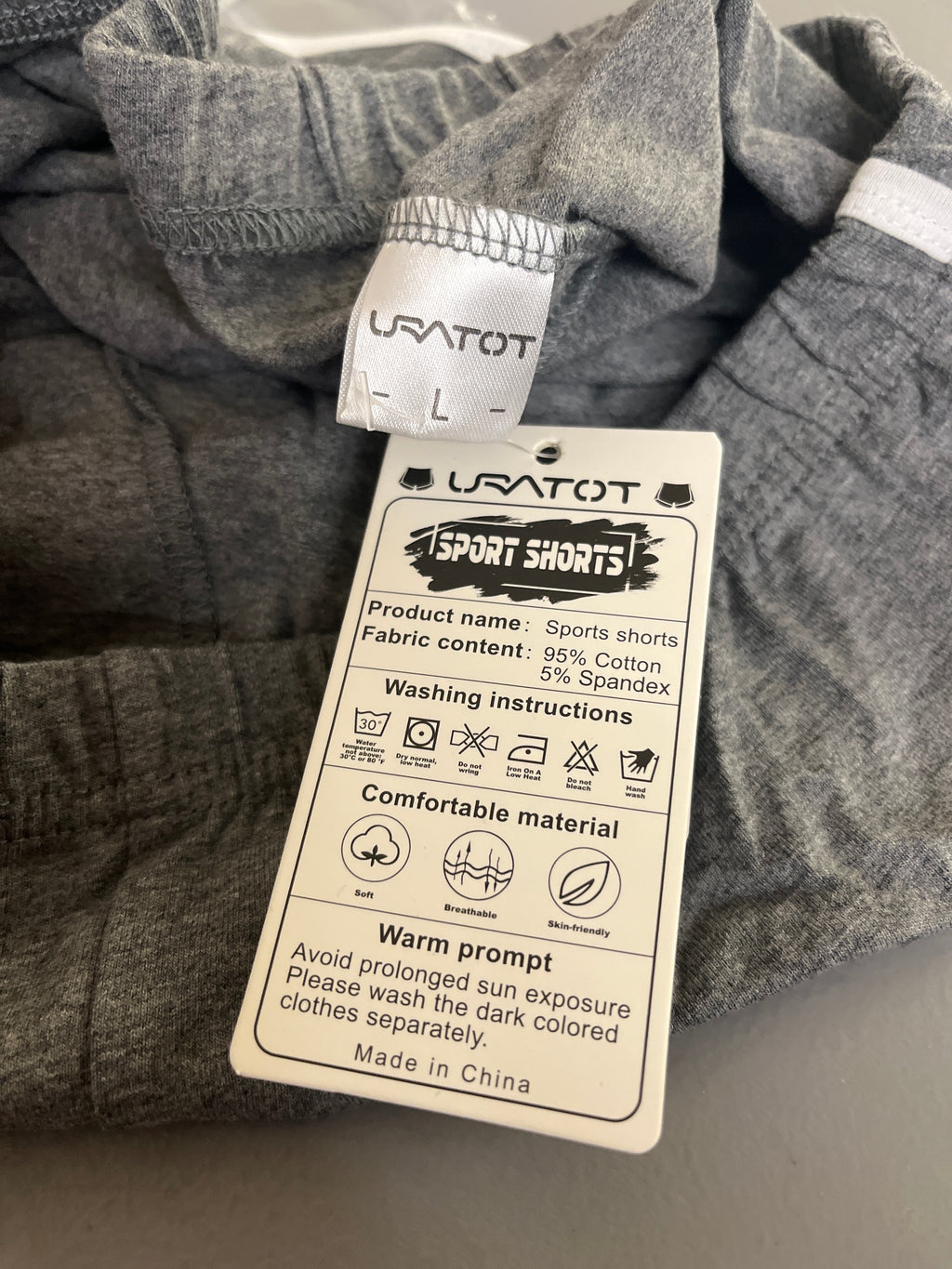 Blue and grey sports shorts pack of 2