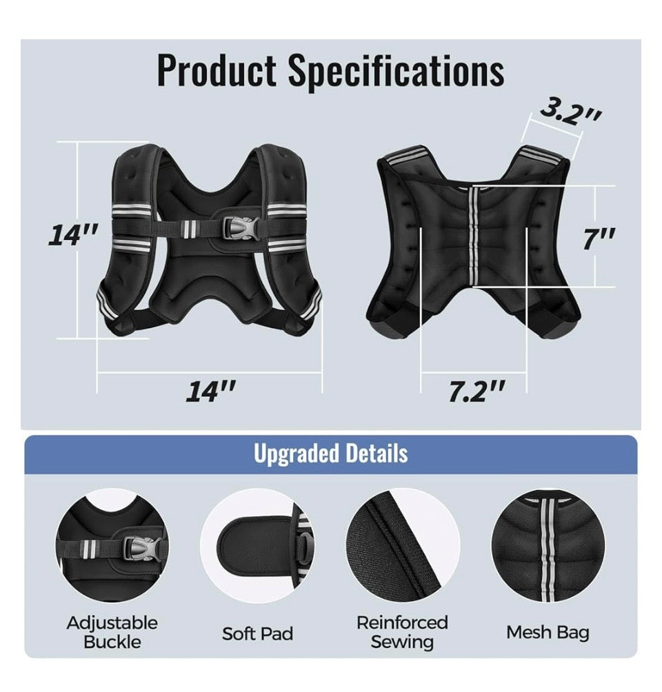 Zerrun weighted vest