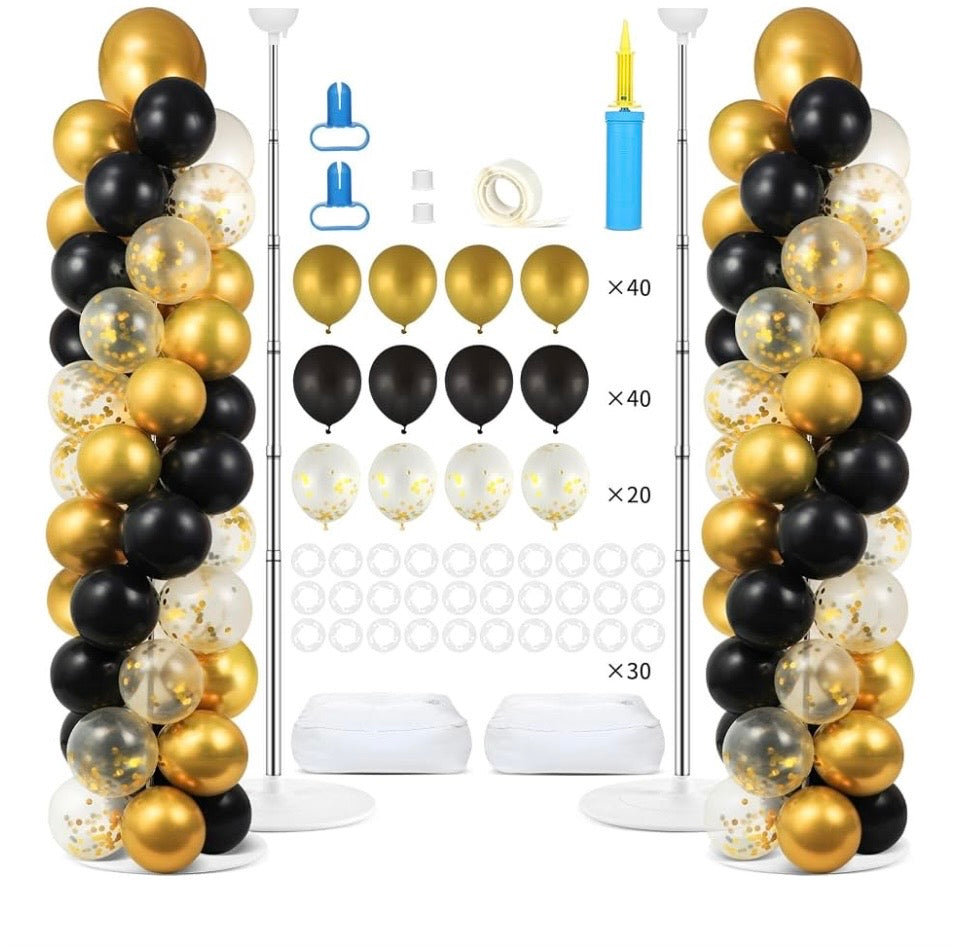 2 Sets Balloon Column Stand Kit