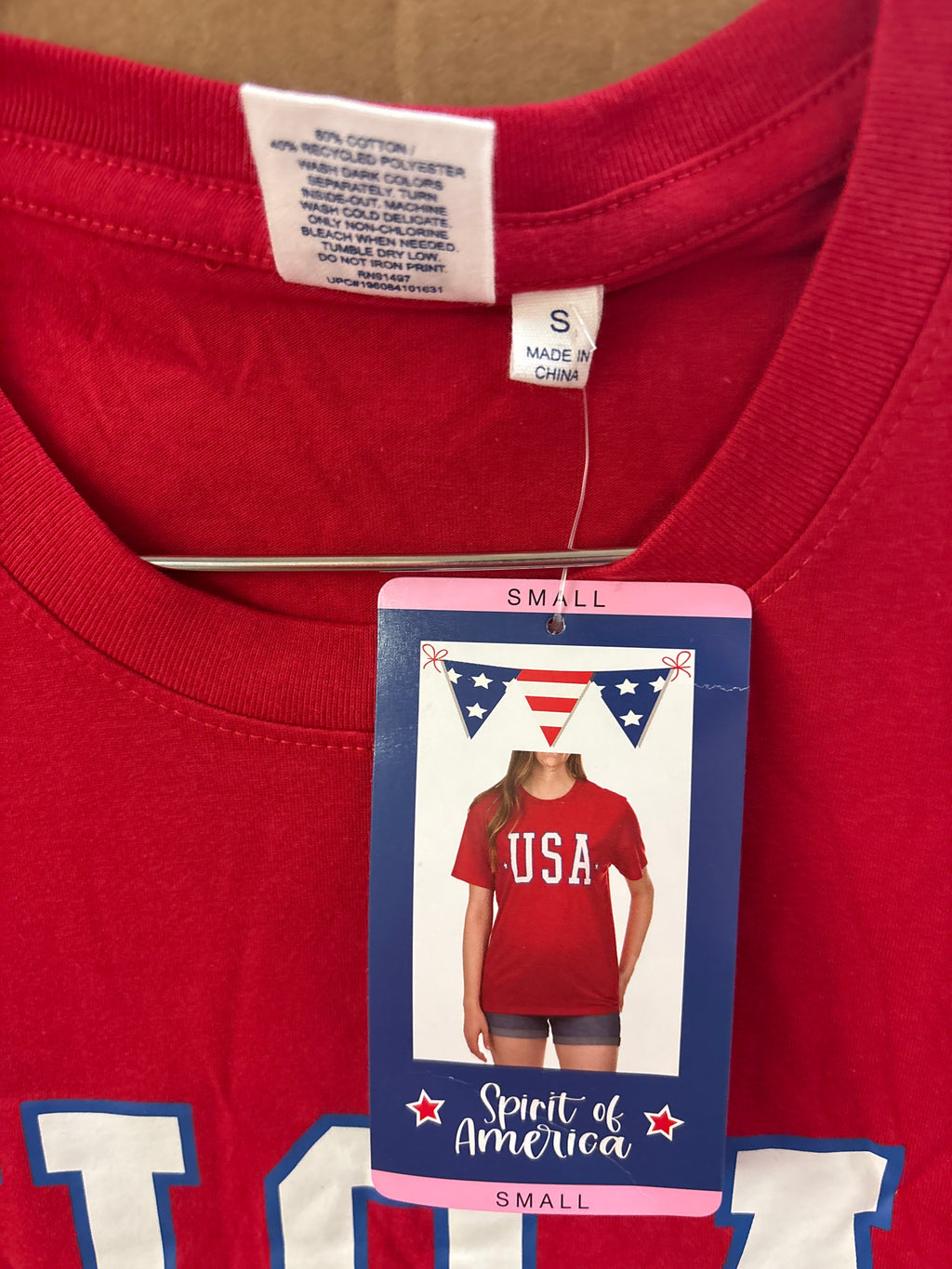 Girls USA tshirt (small)