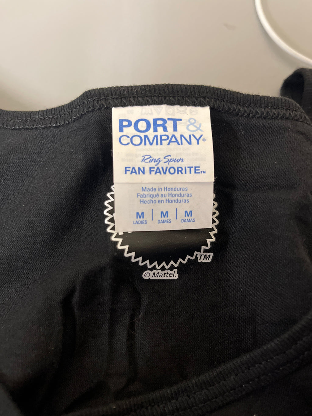 Port and company Barbie tank top