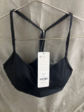 Black crazy yoga bra