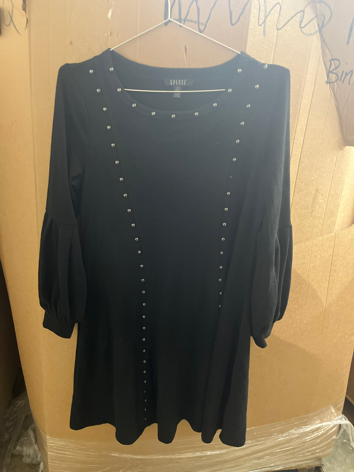 Spense black long sleeve shirt