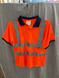 Men’s orange work shirt (XS)