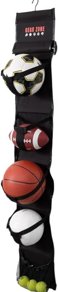 Gear Zone Hanging Sports Equipment Organizer