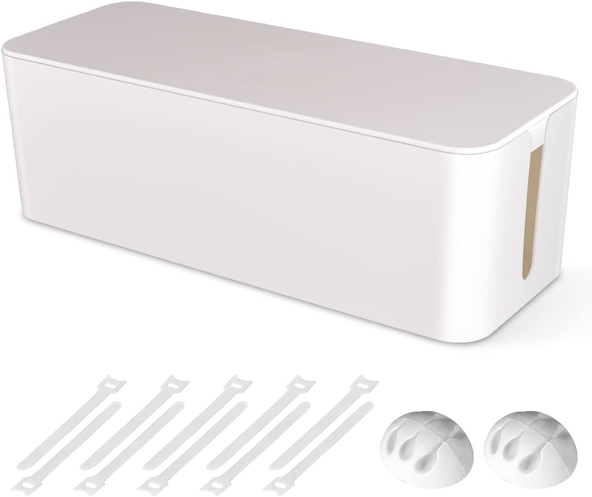 Cable Management Box, Large Cord Organizer