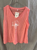 Women’s sleeveless rose graphic tshirt
