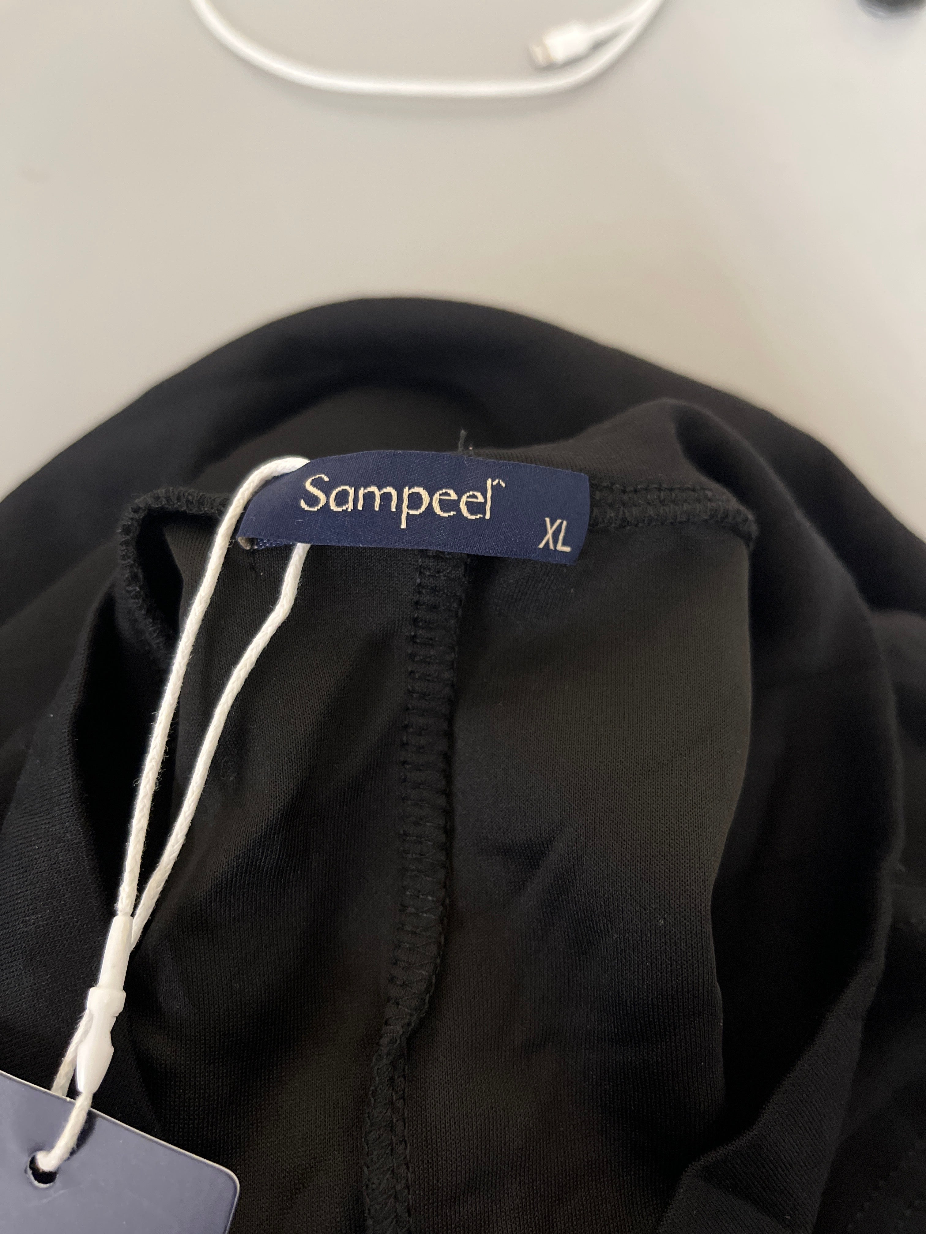 Sampeel black XL pants and tank set